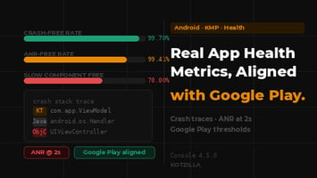 ANR-free rate thresholds with Google Play standards