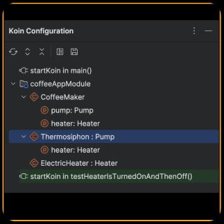  Koin Configuration Tree in the Koin IDE Plugin for Kotlin